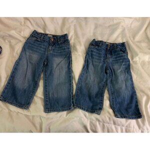 Koala Blues Denim Blue Jeans Bundle Straight Leg Toddler Size 18 Months Boys